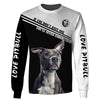 Love Pitbull Men and Women 3D in Black/White Ver.2 T Shirt