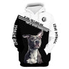 Love Pitbull Men and Women 3D in Black/White Ver.2 T Shirt