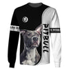 Love Pitbull Men and Women 3D in Black/White Ver.3 T Shirt