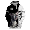 Love Pitbull Men and Women 3D in Black/White Ver.3 T Shirt