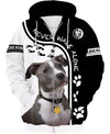 Love Pitbull Men and Women 3D Shirt
