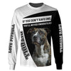 Love Pitbull – My pitbull dog makes me happy Men and Women 3D Shirt