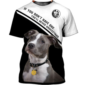 Love Pitbull – to all my haters Pitbull Men and Women 3D Shirt