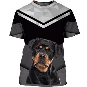 Love Rottweiler Special Design Men and Women 3D Shirt