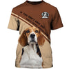 Lovely Beagle dog Men and Women Ver.2 3D Shirt