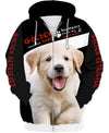 Lovely Golden Retriever – Golden Made Me Happy Men and Women 3D Shirt