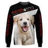 Lovely Golden Retriever – Golden Made Me Happy Men and Women 3D Shirt