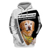 Lovely Golden Retriever – Golden Made Me Happy Men and Women Ver.2 3D Shirt