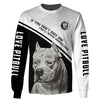 Lovely Pitbull dog Men and Women 3D Shirt