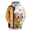 Loves golden retrievers – A friend who really understand me Men and Women 3D Shirt