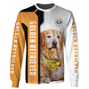 Loves golden retrievers – A friend who really understand me Men and Women 3D Shirt