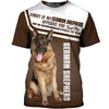 My Friend – Love Black German Shepherd Men and Women Ver.3 3D Shirt