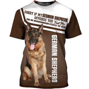 My Friend – Love Black German Shepherd Men and Women Ver.3 3D Shirt