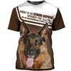 My Friend – Love Black German Shepherd Men and Women Ver.4 3D Shirt