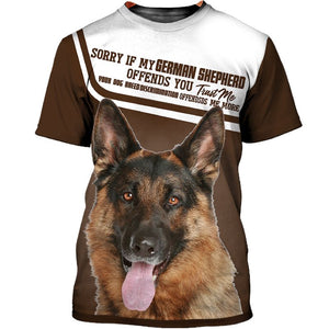 My Friend – Love Black German Shepherd Men and Women Ver.4 3D Shirt