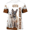 My Friend – Love Cute German Shepherd Men and Women 3D Shirt