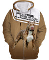 My Friend – Lovely pitbull – Men and Women Ver.2 3D Shirt