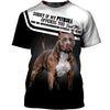 My Friend – Lovely pitbull – Men and Women Ver.3 3D Shirt