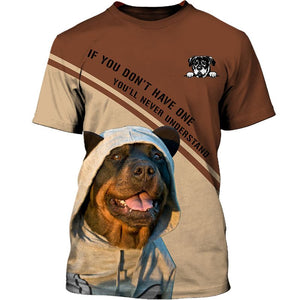 My Friend – Lovely Rottweiler – Men and Women Ver.2 3D Shirt