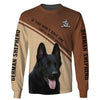 My Friend – My Family – Black German Shepherd Men and Women 3D Shirt