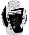 My Friend – My Family – Black German Shepherd Men and Women Ver.2 3D Shirt