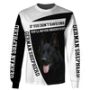 My Friend – My Family – Black German Shepherd Men and Women Ver.2 3D Shirt