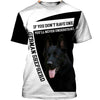 My Friend – My Family – Black German Shepherd Men and Women Ver.2 3D Shirt