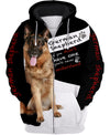 My Friend – My Family – German Shepherd Men and Women 3D Shirt