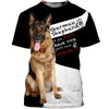 My Friend – My Family – German Shepherd Men and Women 3D Shirt