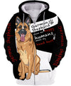 My Friend – My Family – German Shepherd Men and Women Ver.2 3D Shirt