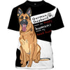 My Friend – My Family – German Shepherd Men and Women Ver.2 3D Shirt