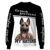 My Friend – My Family – German Shepherd Men and Women Ver.3 3D Shirt