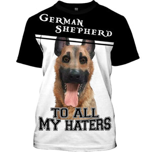 My Friend – My Family – German Shepherd Men and Women Ver.4 3D Shirt
