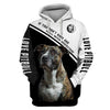 My pitbull dog makes me happy Men and Women 3D Shirt