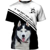 NEVER WALK ALONE – Love Husky Men and Women Ver.6 3D Shirt