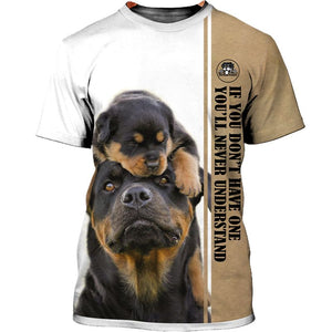 New Design – Rottweiler – if you don’t have one you’ll never understand Men and Women 3D Shirt
