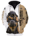 New Design – Rottweiler – rescued is my favorite breed Men and Women 3D Shirt