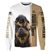 New Design – Rottweiler – rescued is my favorite breed Men and Women 3D Shirt