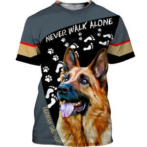 Cute German Shepherd Men and Women 3D Shirt