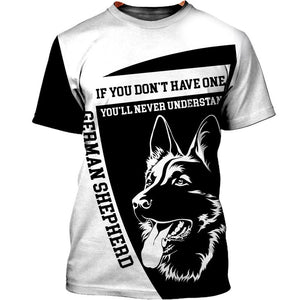 Cute German Shepherd Men and Women Ver.2 3D Shirt