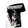 Parent Dog – Love My Child –  Love German Shepherd Men and Women Ver.2 3D Shirt