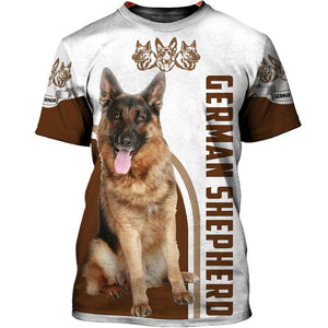 Parent Dog – Love My Child –  Love German Shepherd Men and Women Ver.5 3D Shirt