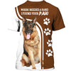 Parent Dog – Love My Child –  Love German Shepherd Men and Women Ver.6 3D Shirt