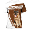 Parent Dog – Love My Child –  Love German Shepherd Men and Women Ver.7 3D Shirt