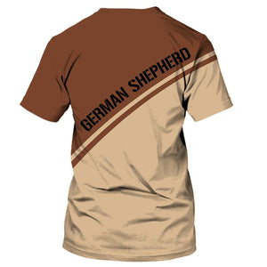 Parent Dog – Love My Child – Sable German Shepherd Men and Women 3D Shirt
