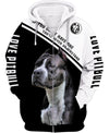 Pit Bull Puppy Dog Lovers Funny Novelty Gift  Men and Women Ver.2 3D Shirt