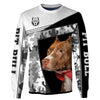 Pitbull Funny Face Shirt 3D Full Printing for Dog Mom Dad lovers
