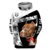 Pitbull Funny Face Shirt 3D Full Printing for Dog Mom Dad lovers