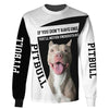 Pitbull Happy Face Shirt 3D Full Printing for Dog Mom Dad lovers