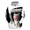 Pitbull Happy Face Shirt 3D Full Printing for Dog Mom Dad lovers